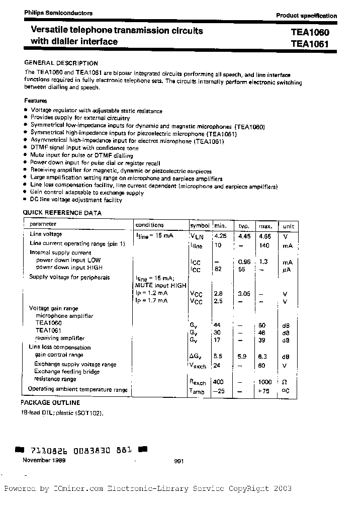 TEA1060_202126.PDF Datasheet