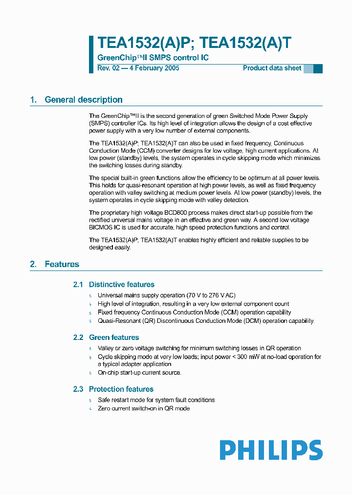 TEA1532AT_288382.PDF Datasheet
