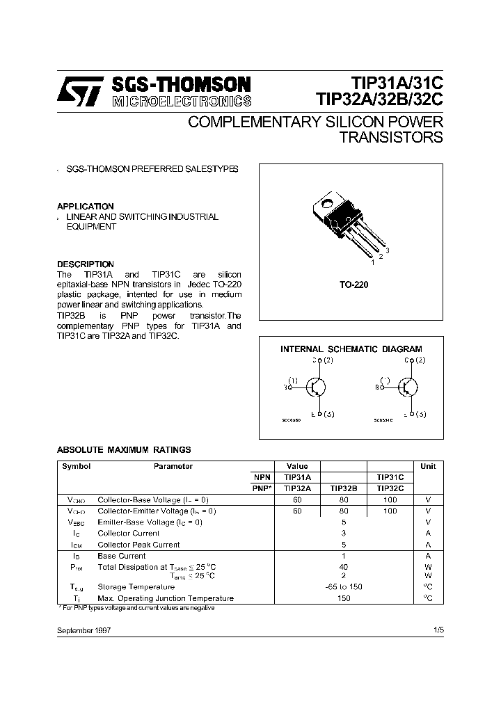 TIP31C_276482.PDF Datasheet