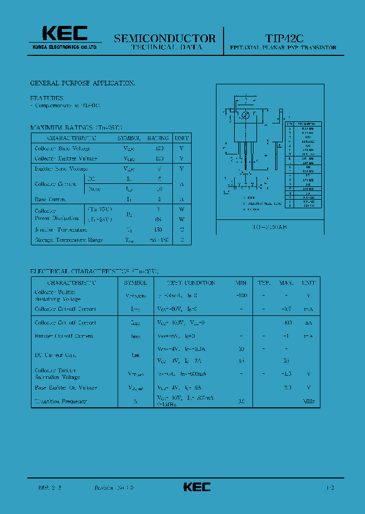 TIP42C_273120.PDF Datasheet