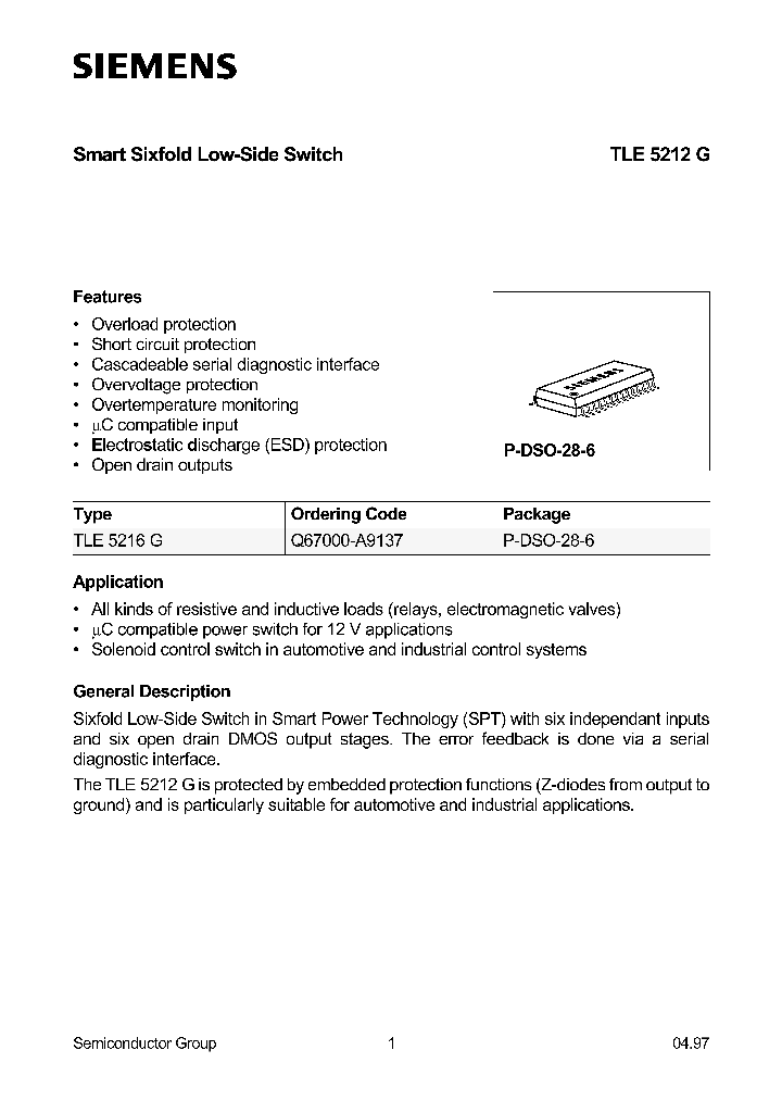 TLE5212G_279145.PDF Datasheet