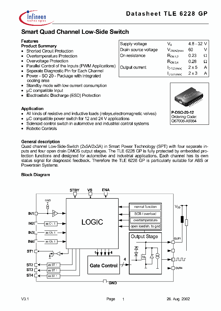 TLE6228GP_223366.PDF Datasheet