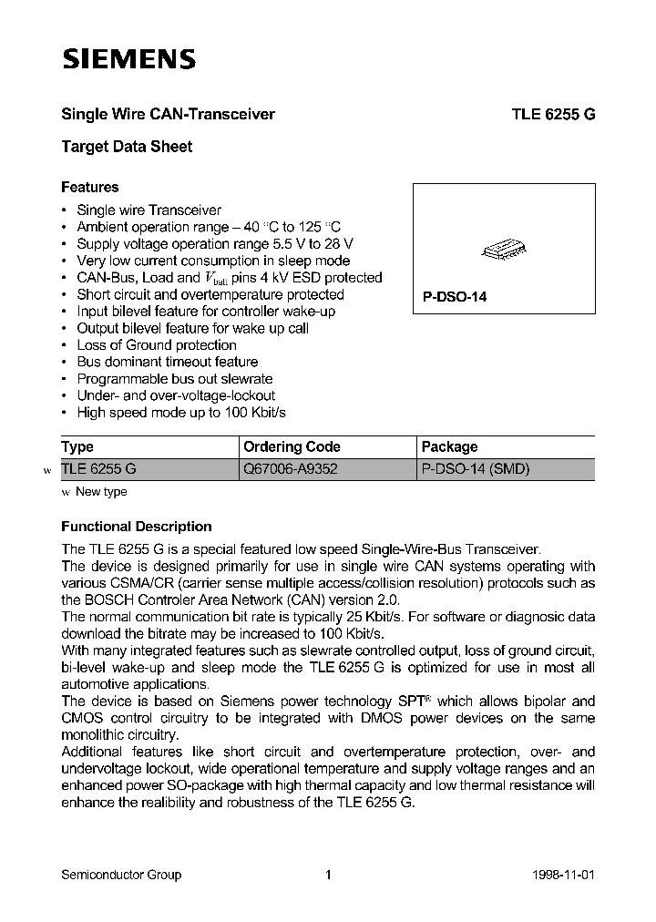 TLE6255G_285783.PDF Datasheet