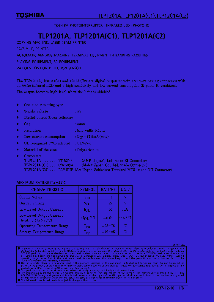 TLP1201AC2_205966.PDF Datasheet