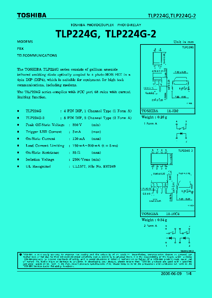 TLP224G-2_234791.PDF Datasheet