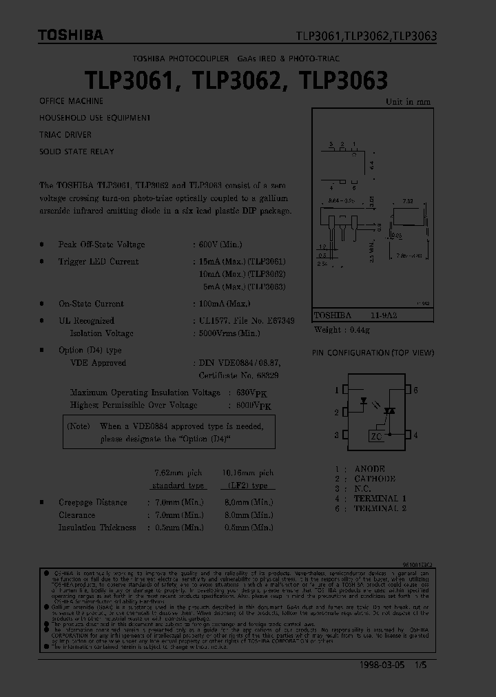 TLP3061_297046.PDF Datasheet