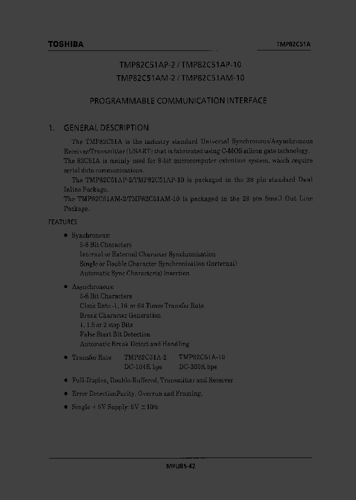 TMP82C51AM-10_11071.PDF Datasheet