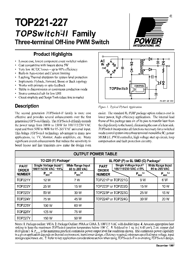 TOP222P_257058.PDF Datasheet