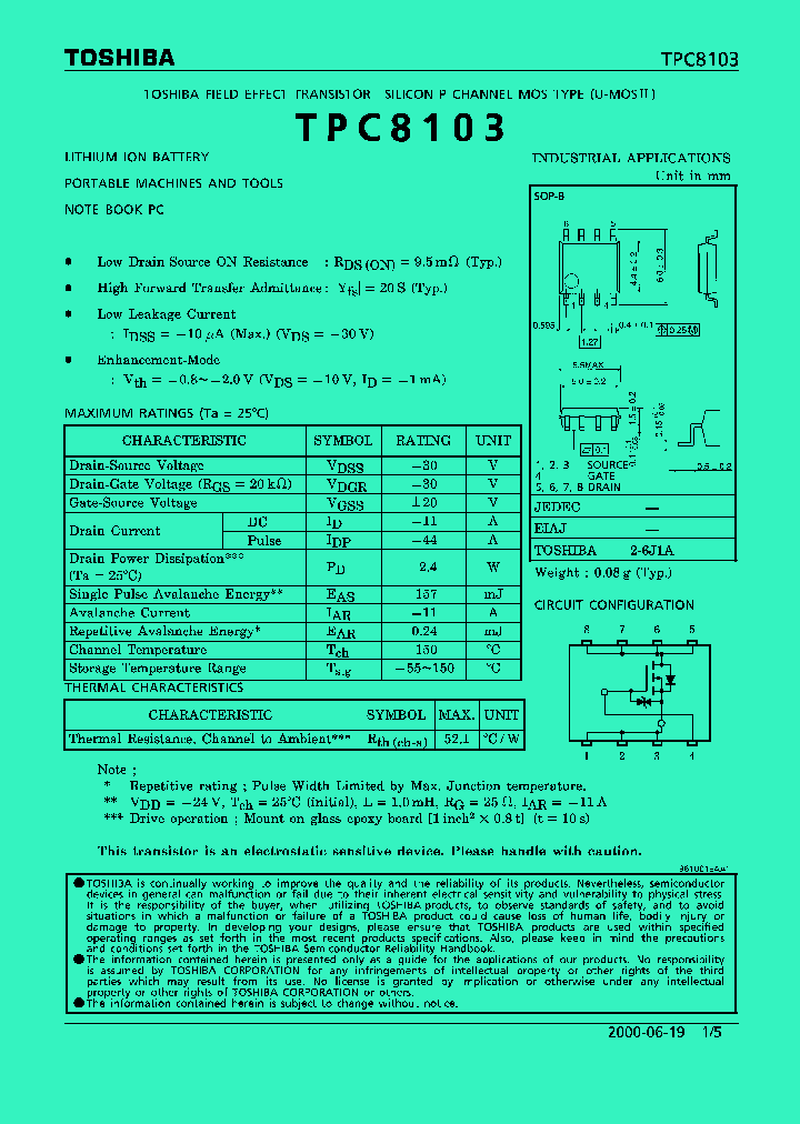 TPC8103_16123.PDF Datasheet