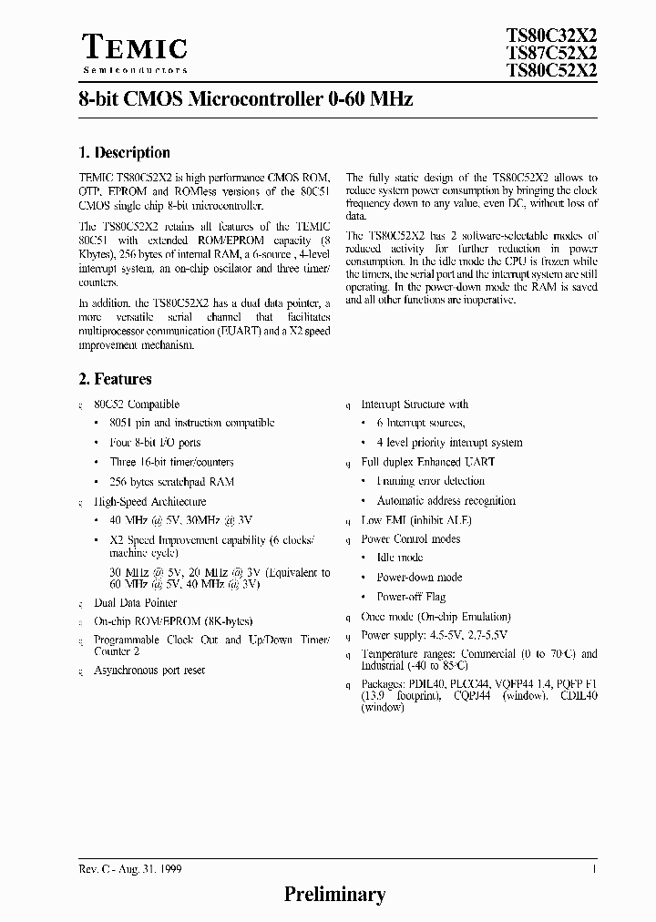 TS87C52X2_284701.PDF Datasheet