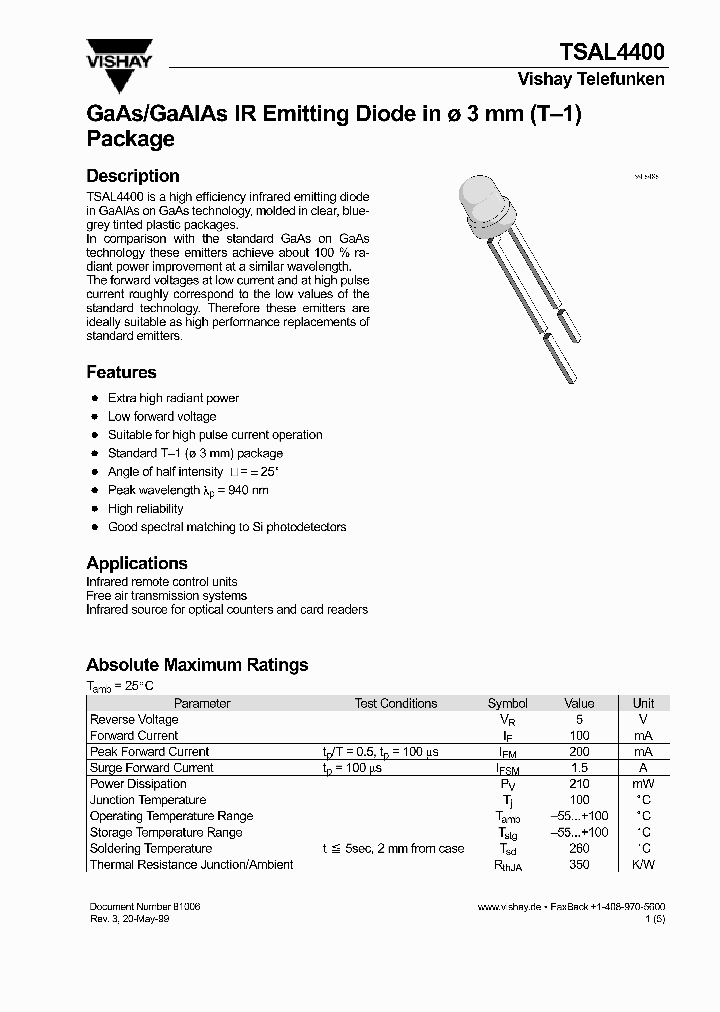 TSAL4400_63432.PDF Datasheet