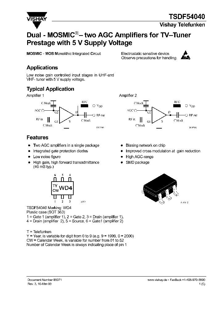 TSDF54040_62765.PDF Datasheet