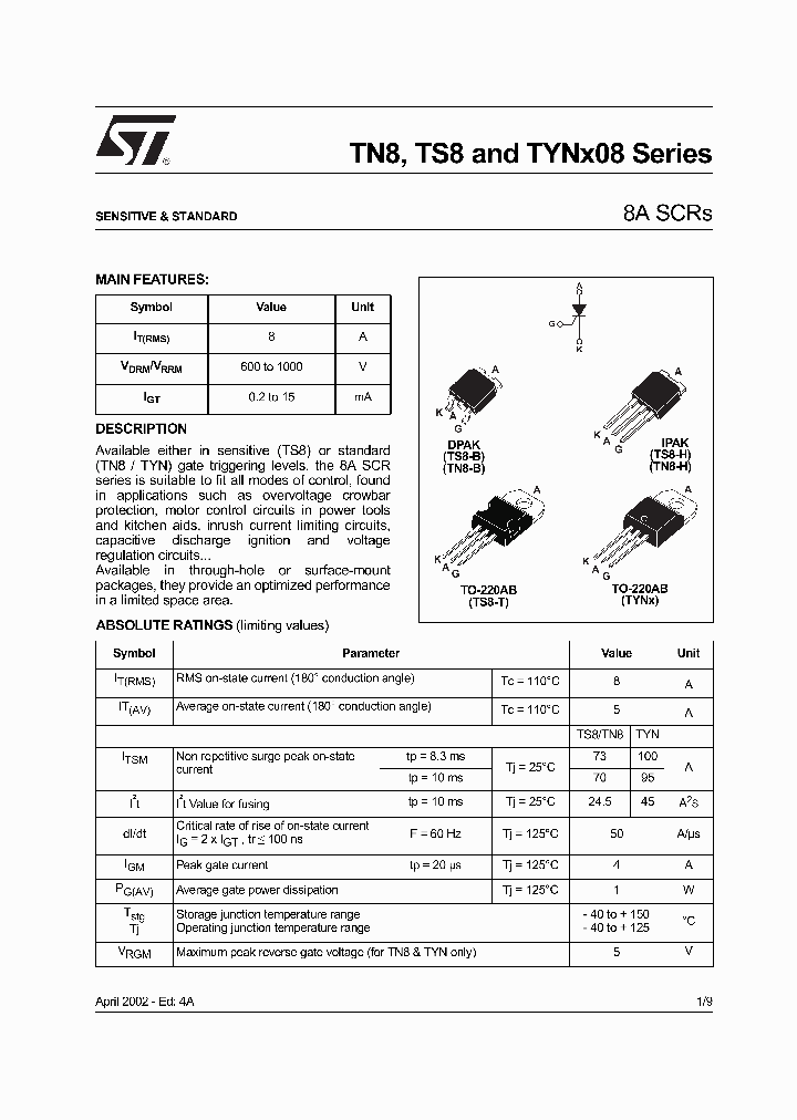 TYN100_61844.PDF Datasheet
