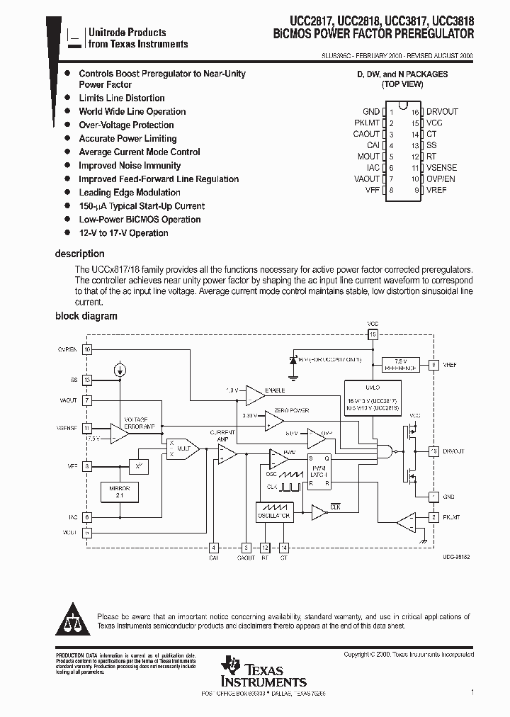 UCC3818D_201652.PDF Datasheet