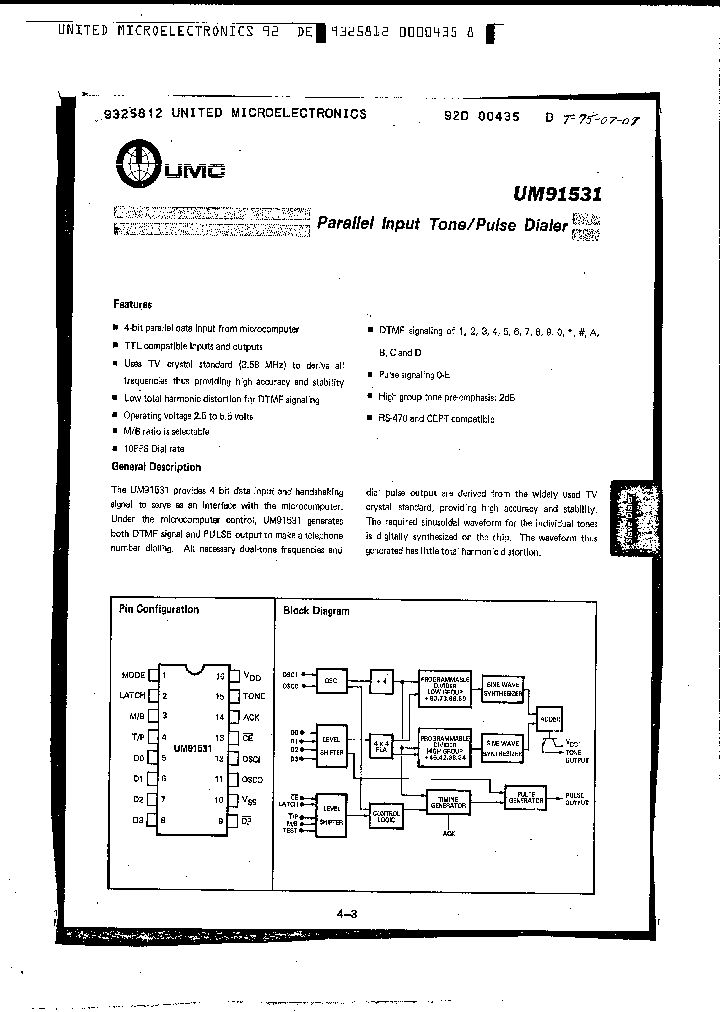 UM91531_293725.PDF Datasheet