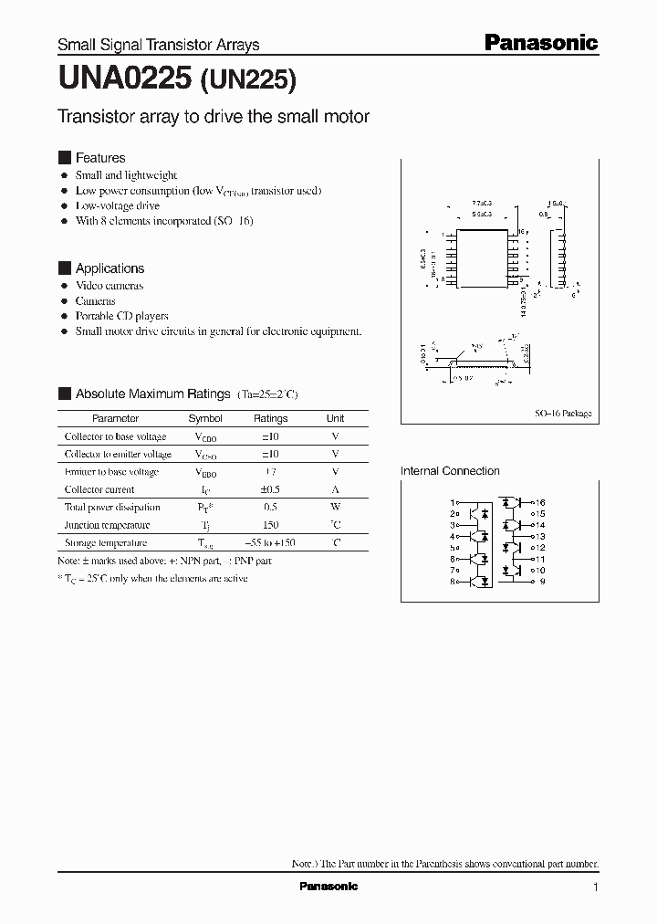 UNA0225_274868.PDF Datasheet