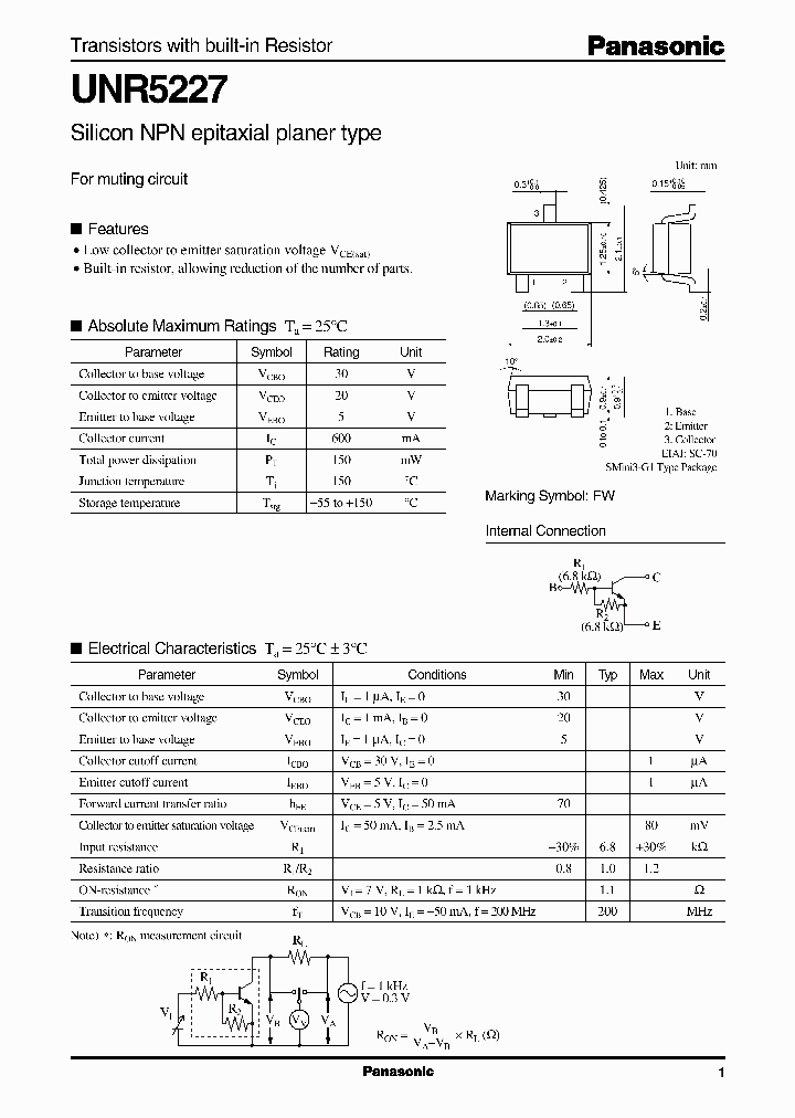UNR5227_288402.PDF Datasheet
