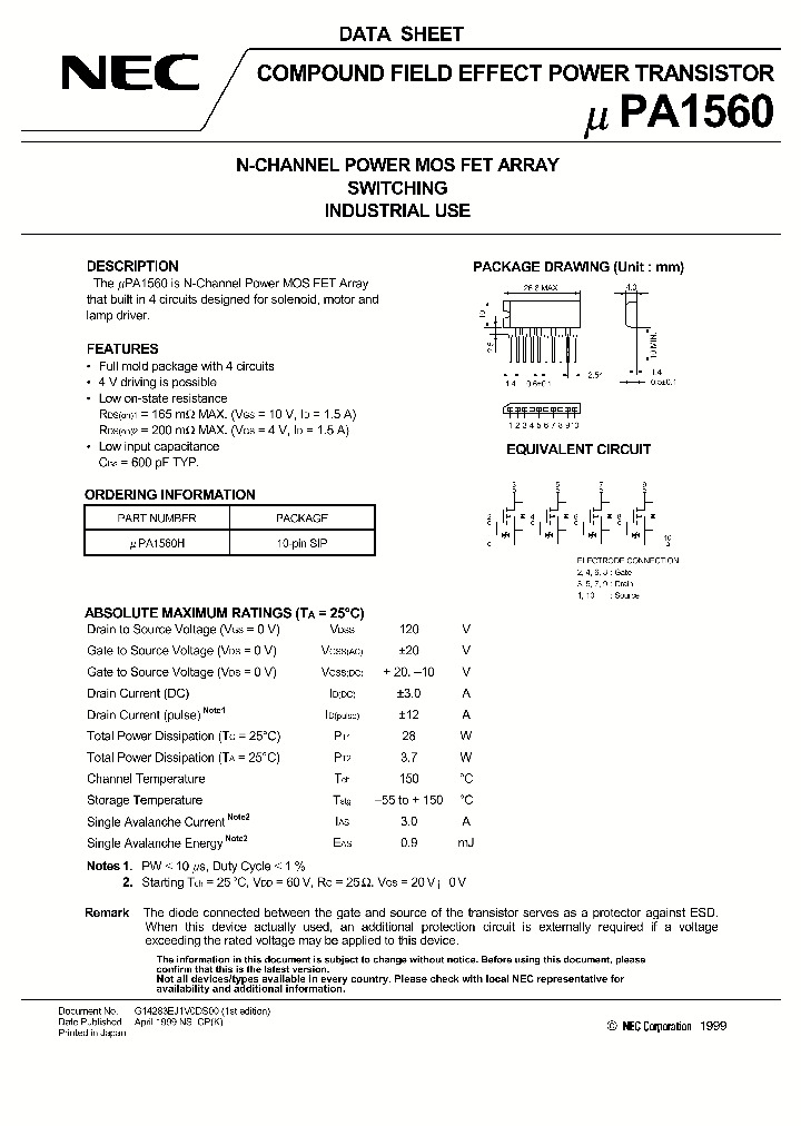 UPA1560_252738.PDF Datasheet