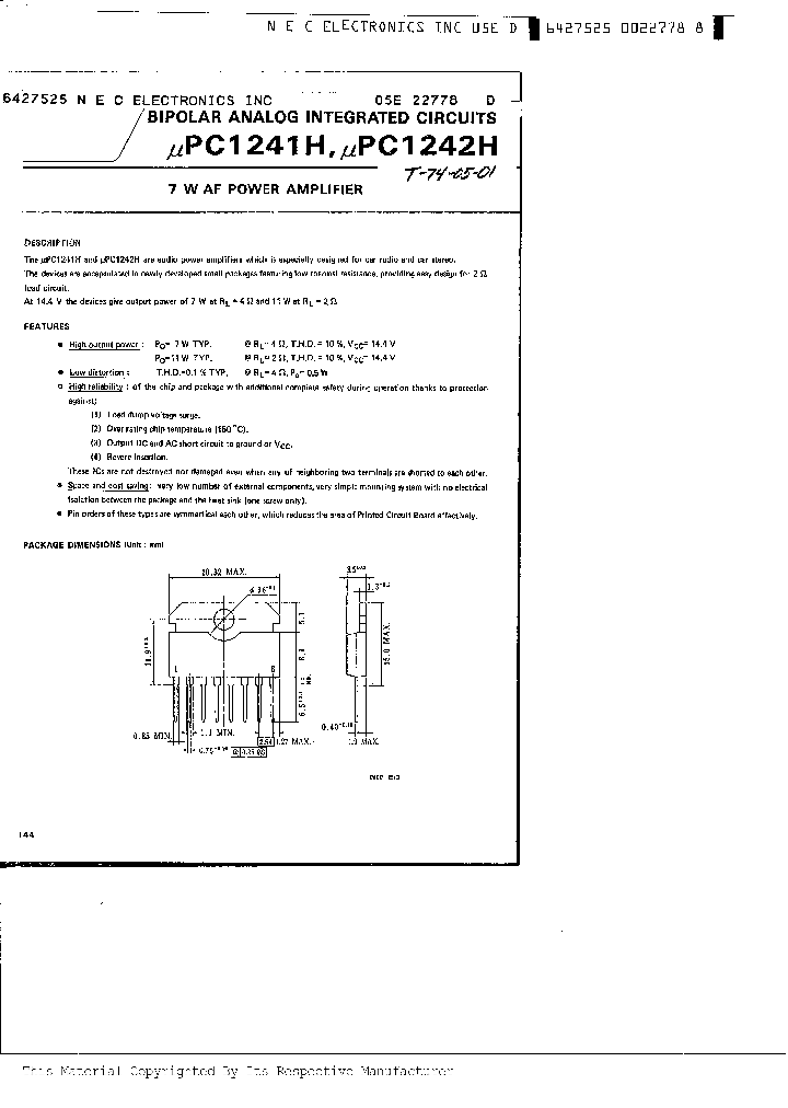 UPC1241H_205911.PDF Datasheet