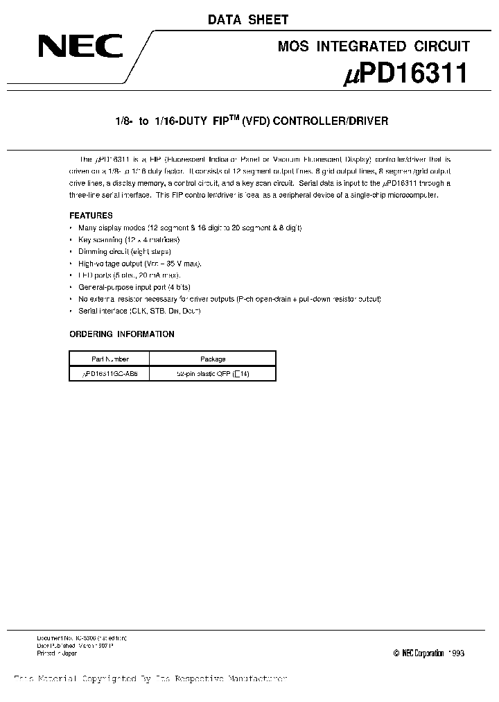 UPD16311GC-AB6_278259.PDF Datasheet