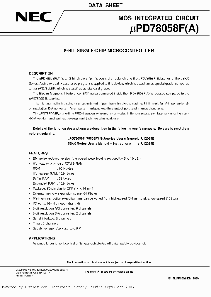 UPD78058FGCA-XXX-3B9_220975.PDF Datasheet