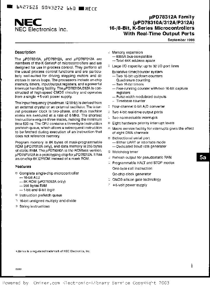 UPD78310ACW_201436.PDF Datasheet