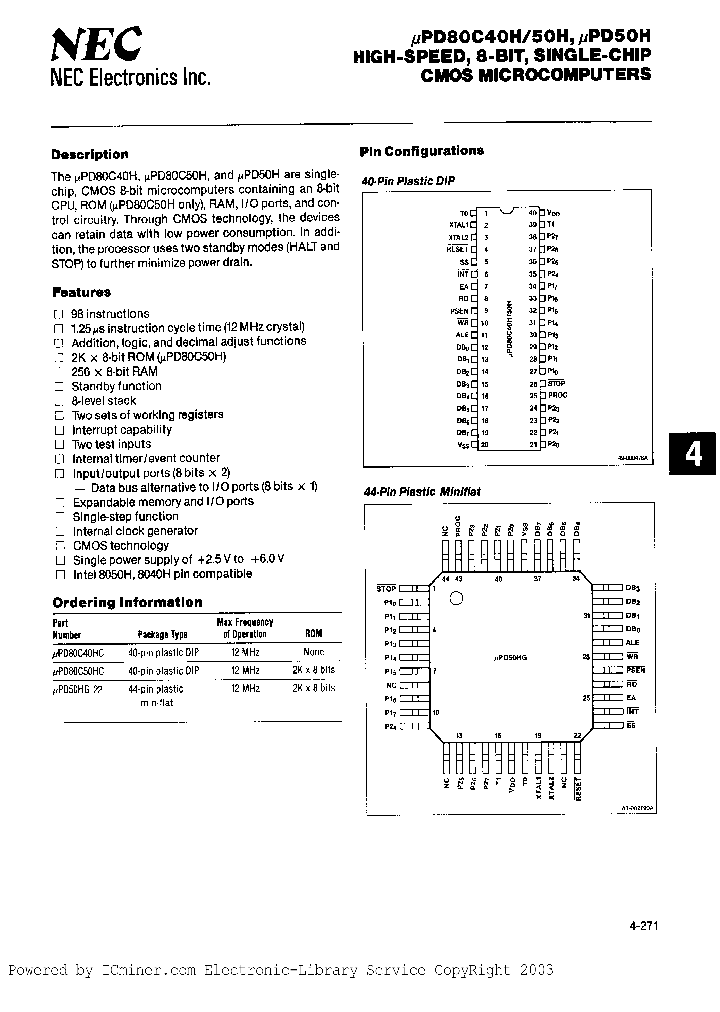 UPD80C40HC_220962.PDF Datasheet