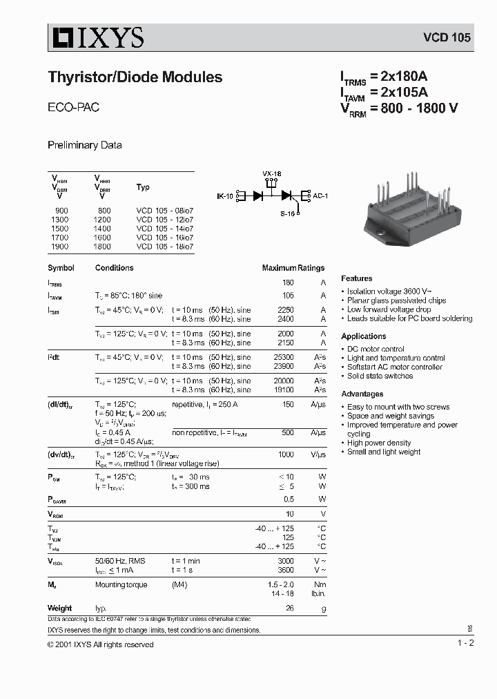 VCD105_295336.PDF Datasheet