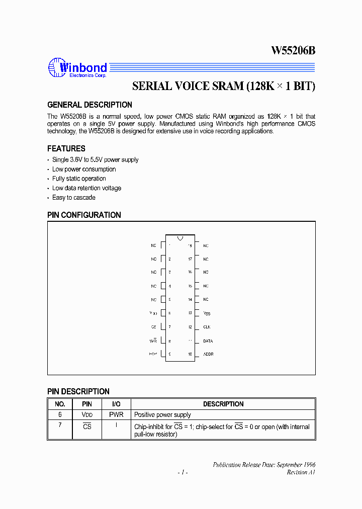 W55206B_299398.PDF Datasheet