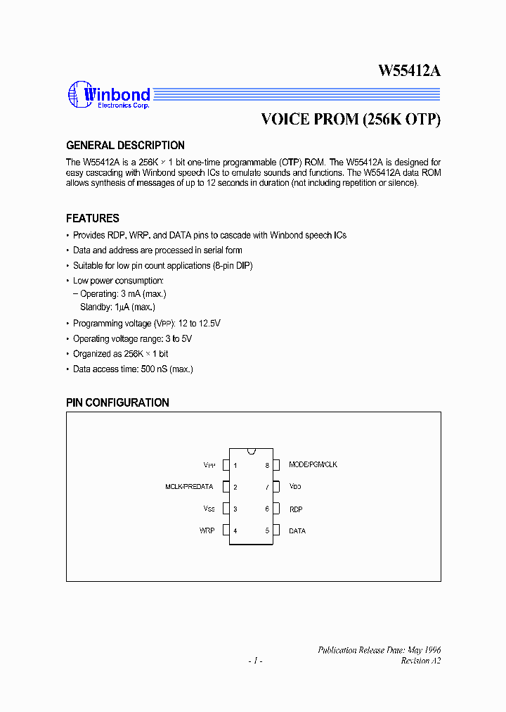W55412A_281933.PDF Datasheet