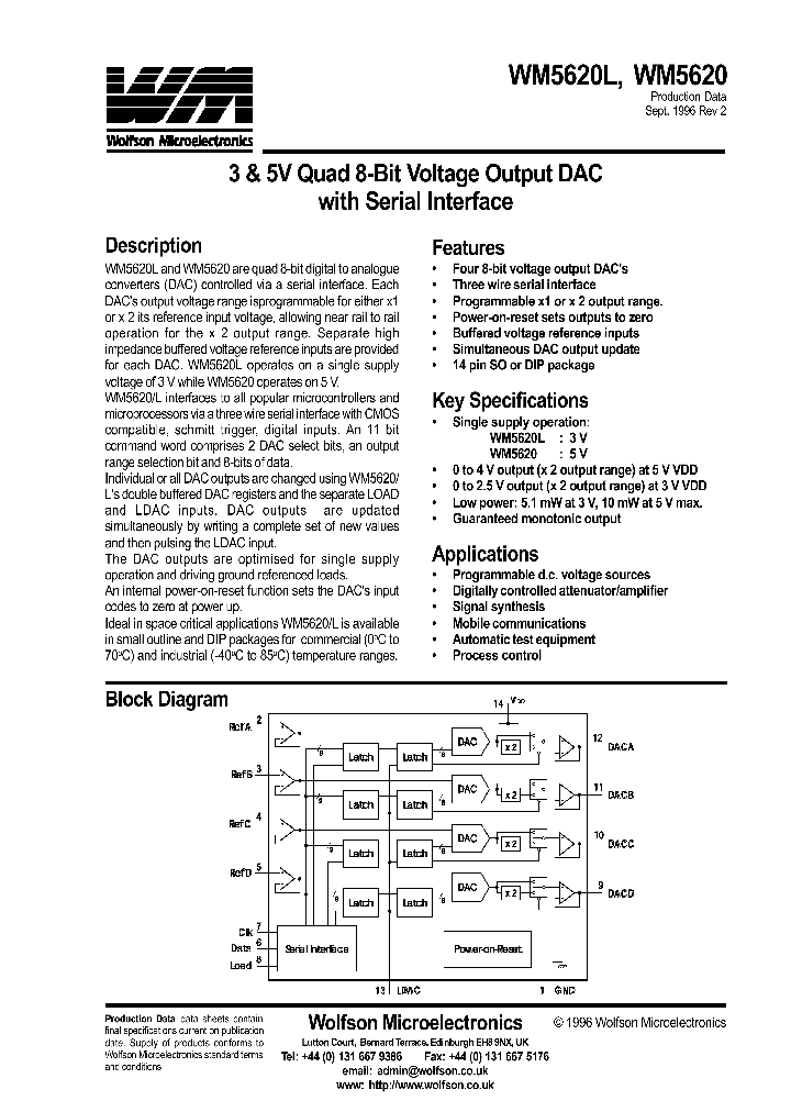 WM5620_289900.PDF Datasheet