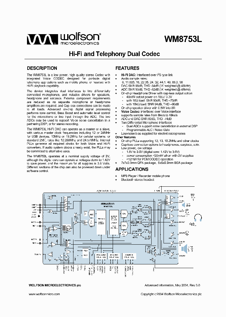 WM8753_291858.PDF Datasheet