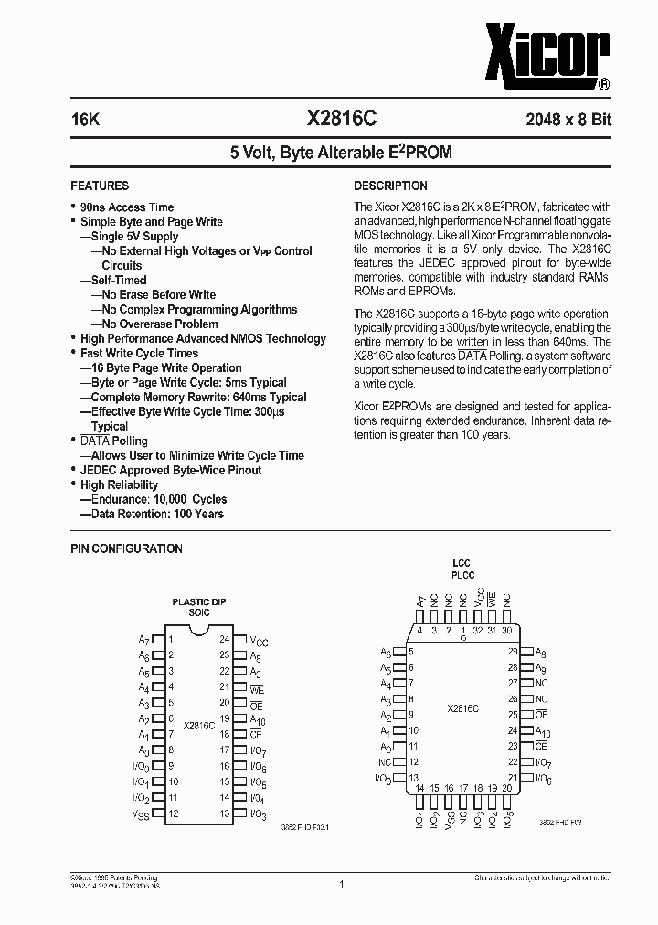 X2816C_82743.PDF Datasheet
