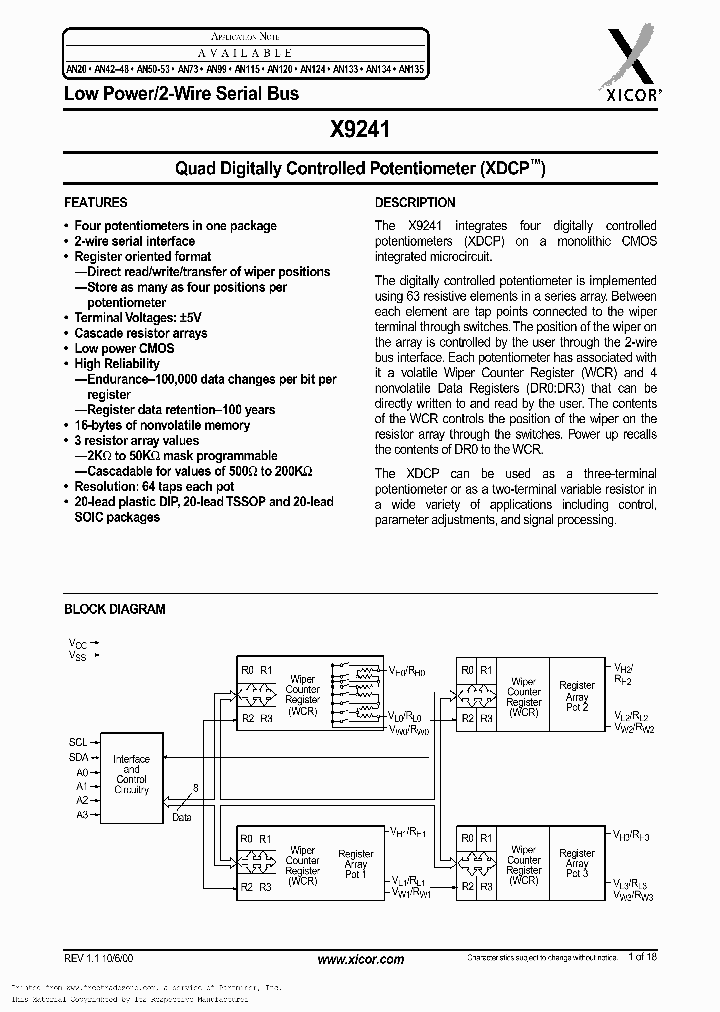 X9241WPI_281904.PDF Datasheet