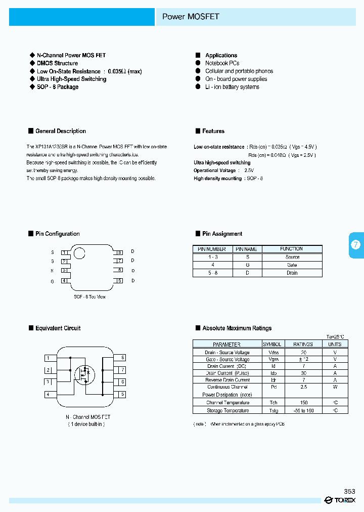 XP131A1235SR_290188.PDF Datasheet