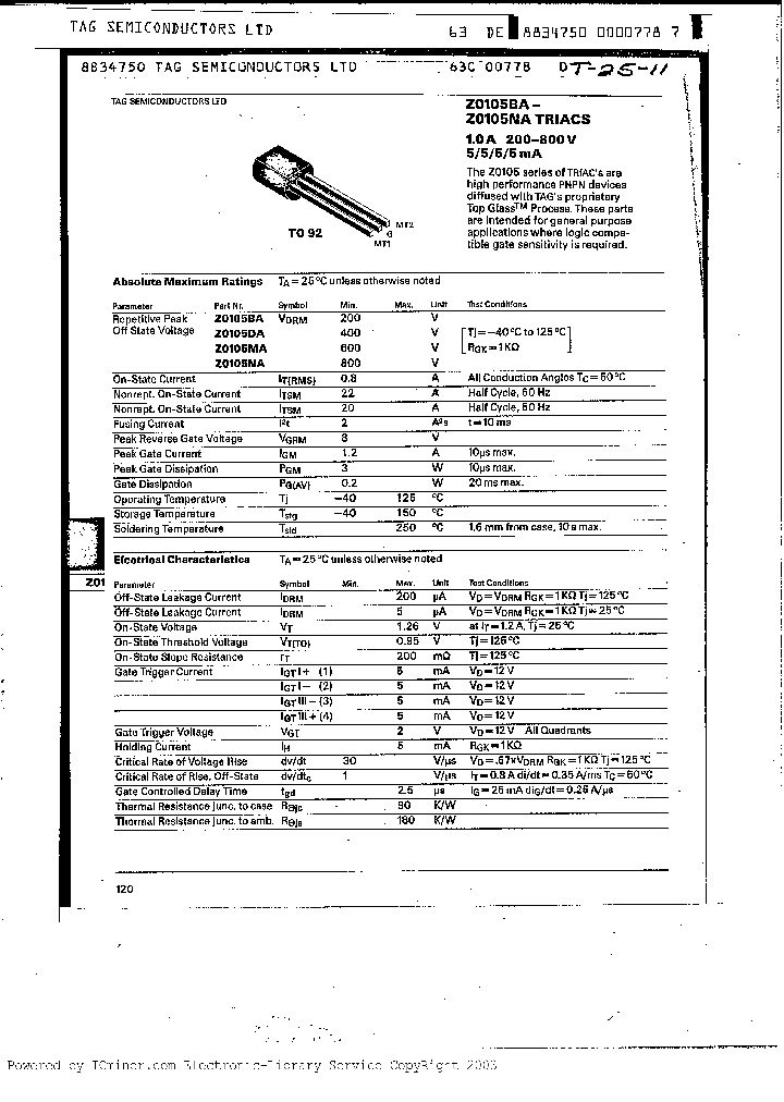 Z0105BA_202754.PDF Datasheet