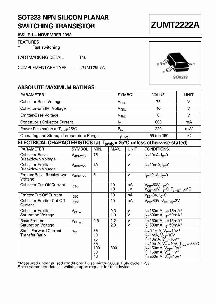 ZUMT2222A_252444.PDF Datasheet