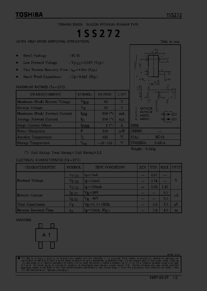 1SS272_216193.PDF Datasheet