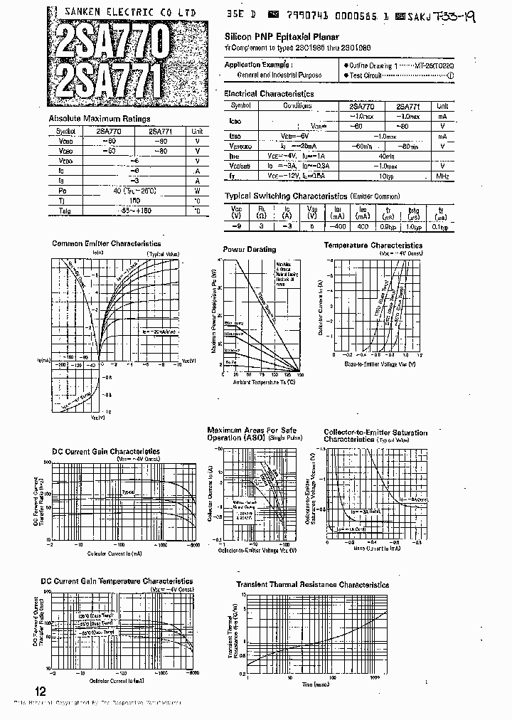 2SA770_227211.PDF Datasheet