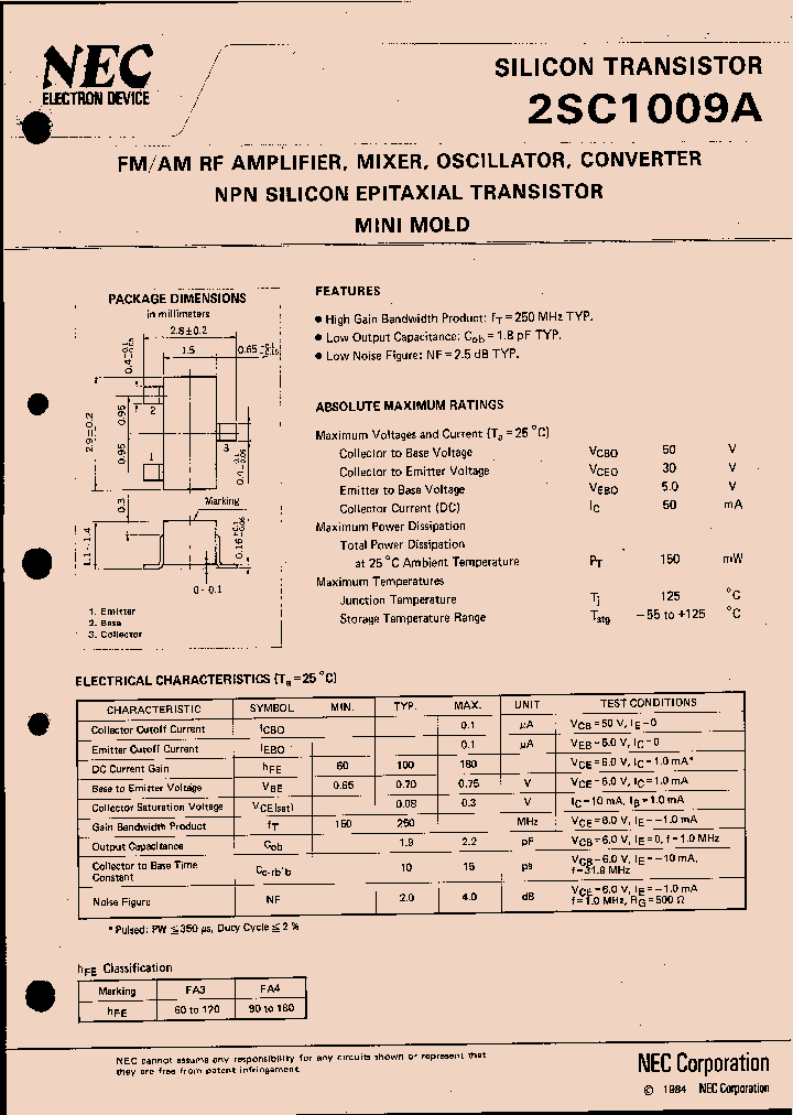 2SC1009_204247.PDF Datasheet