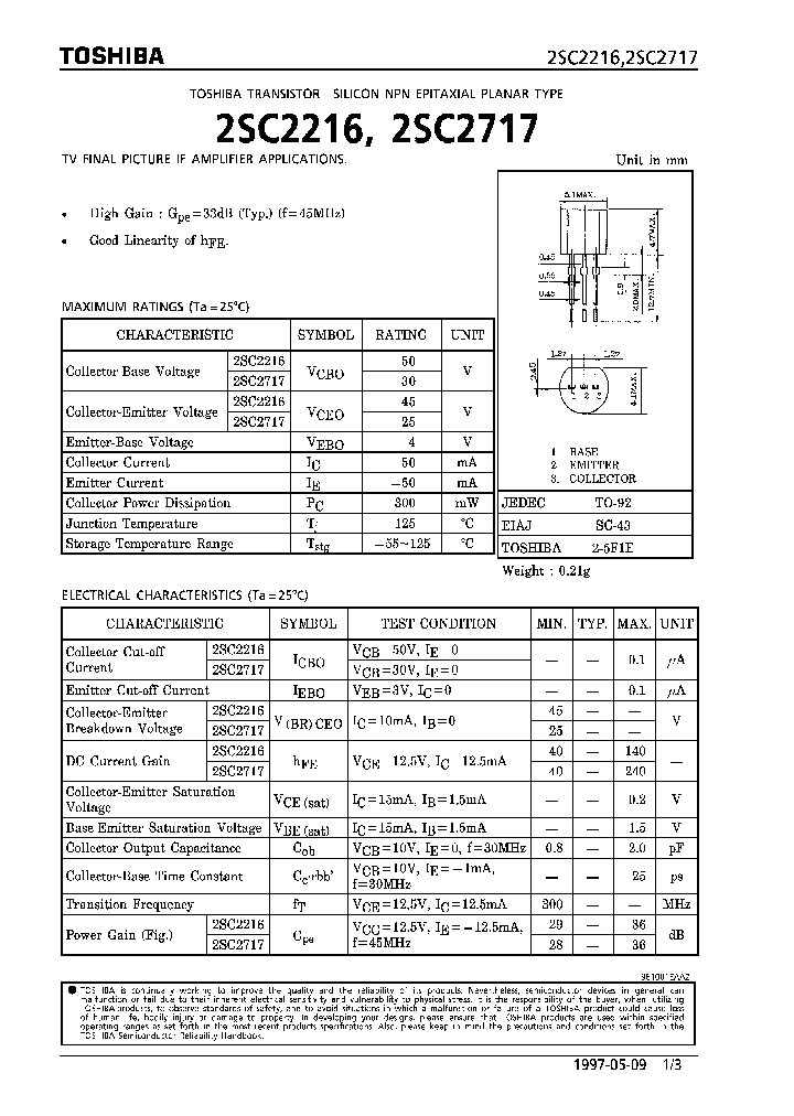2SC2216_232687.PDF Datasheet