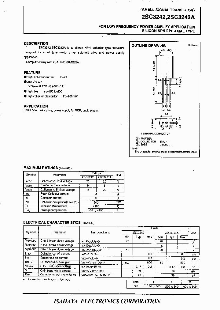 2SC3242_224280.PDF Datasheet