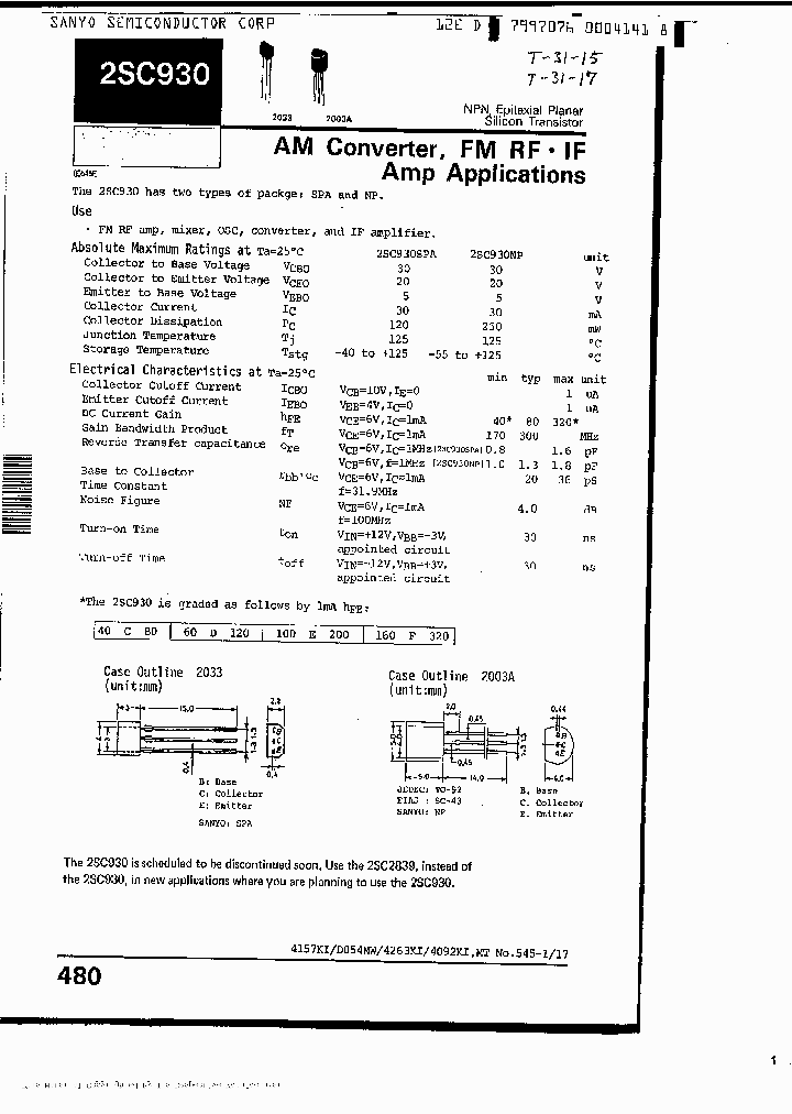 2SC930_241542.PDF Datasheet