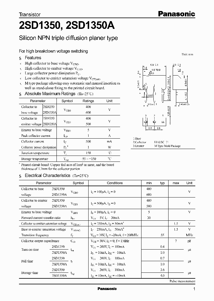 2SD1350_241653.PDF Datasheet