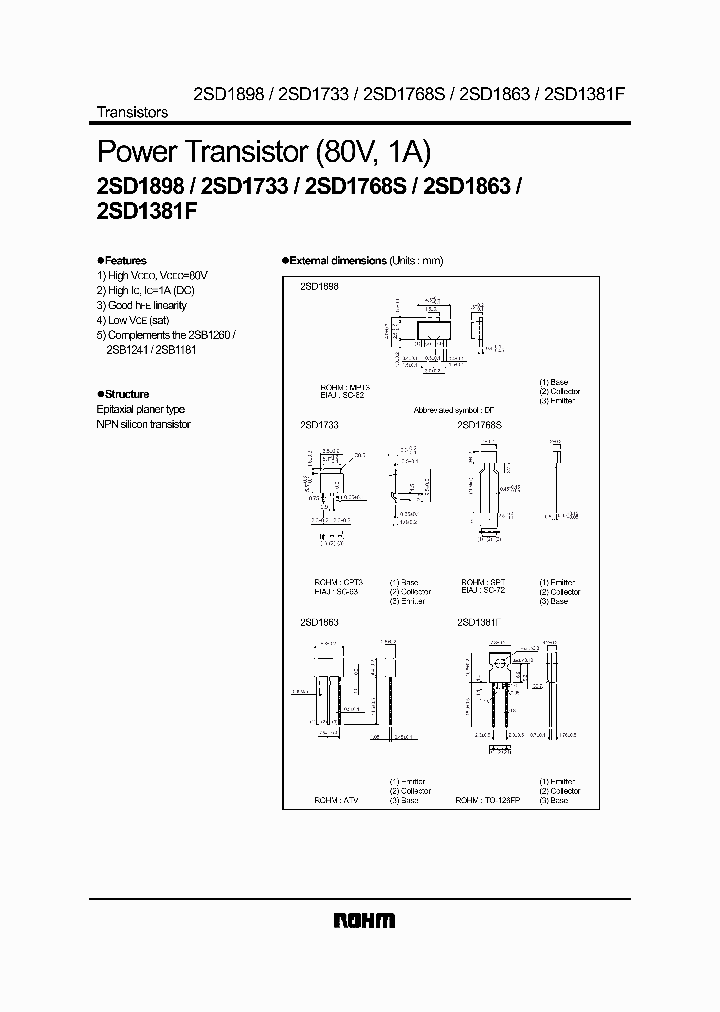 2SD1381F_235387.PDF Datasheet