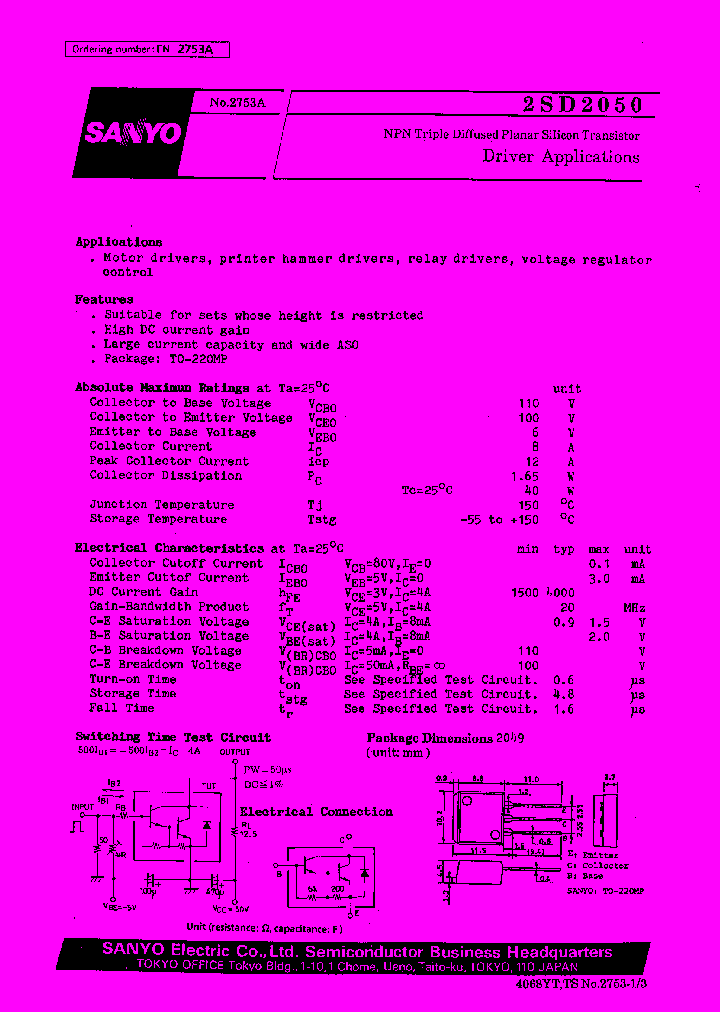 2SD2050_239322.PDF Datasheet