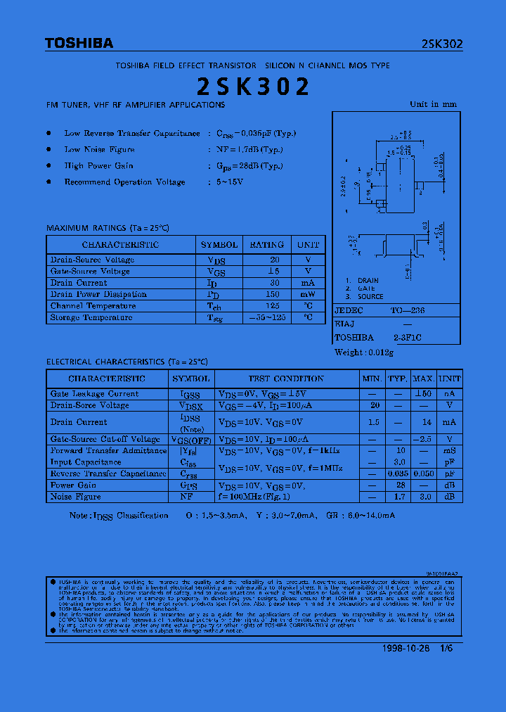 2SK302_247366.PDF Datasheet