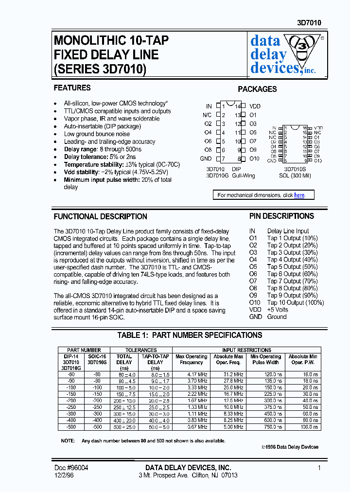 3D7010S_221890.PDF Datasheet