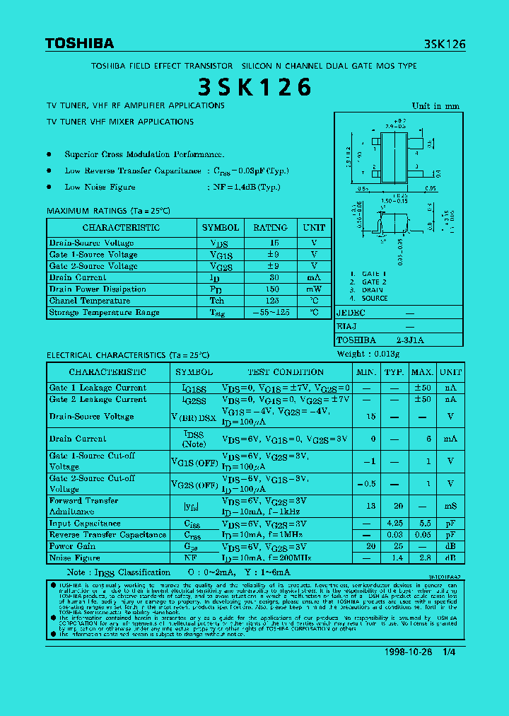 3SK126_203033.PDF Datasheet