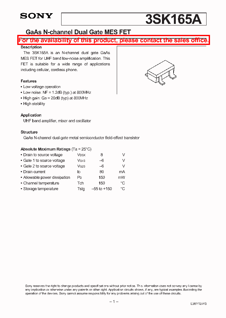 3SK165_204510.PDF Datasheet